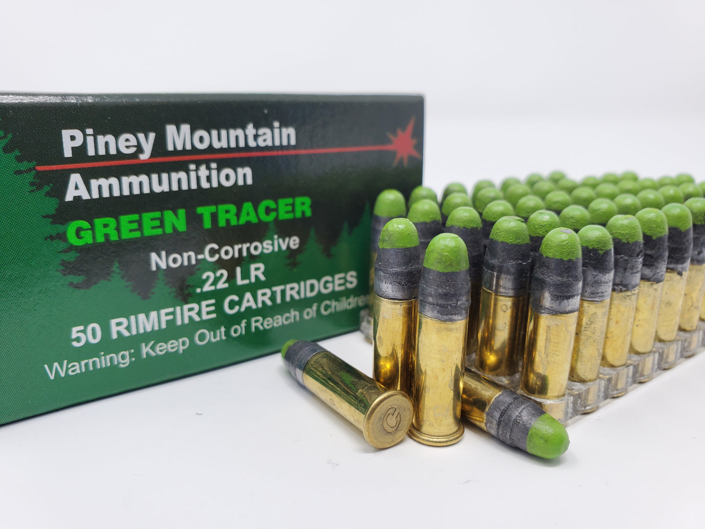 Piney Mountain Ammunition - GREEN TRACER - 22 LR