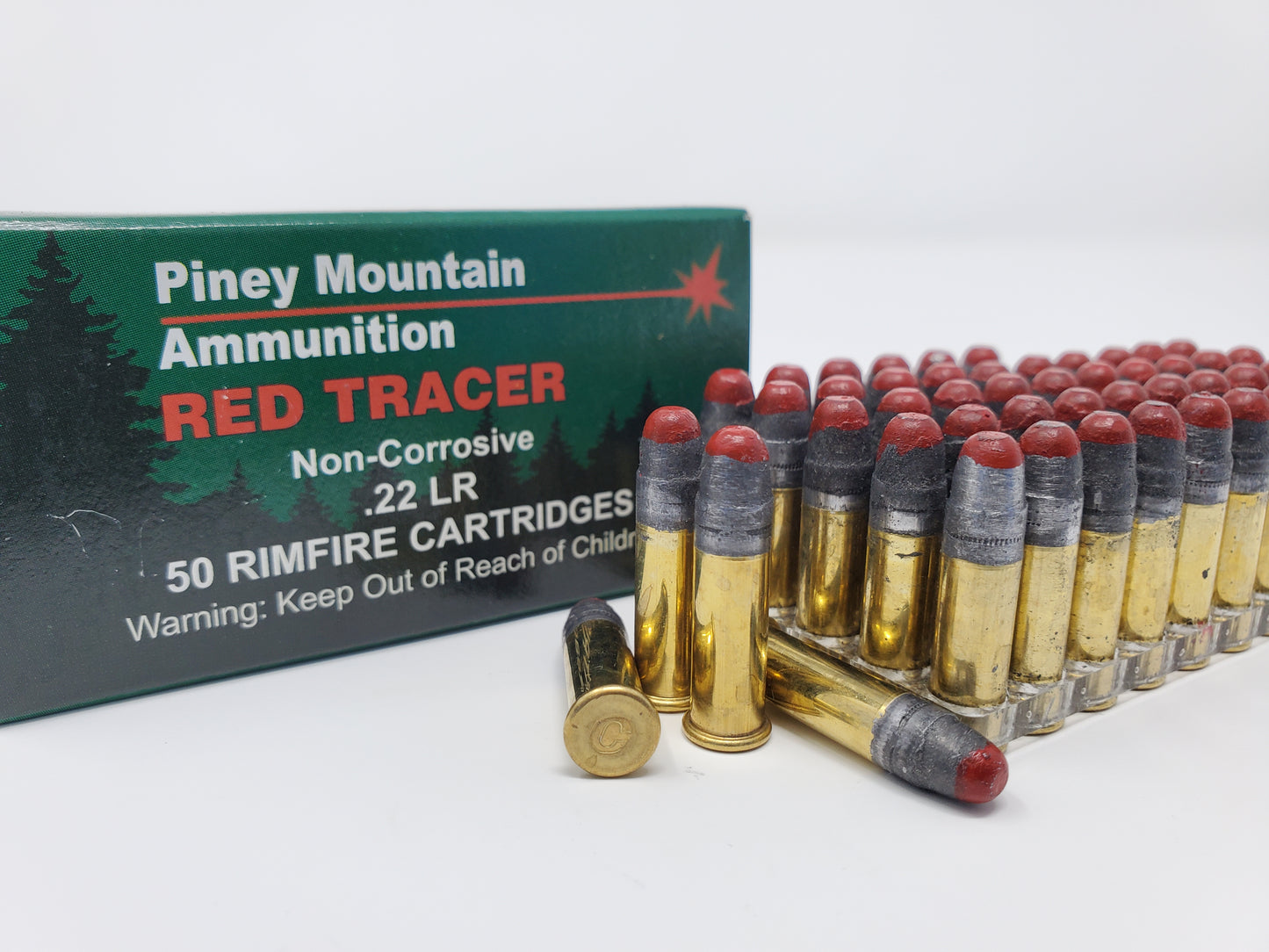 Piney Mountain Ammunition - RED TRACER - 22 LR