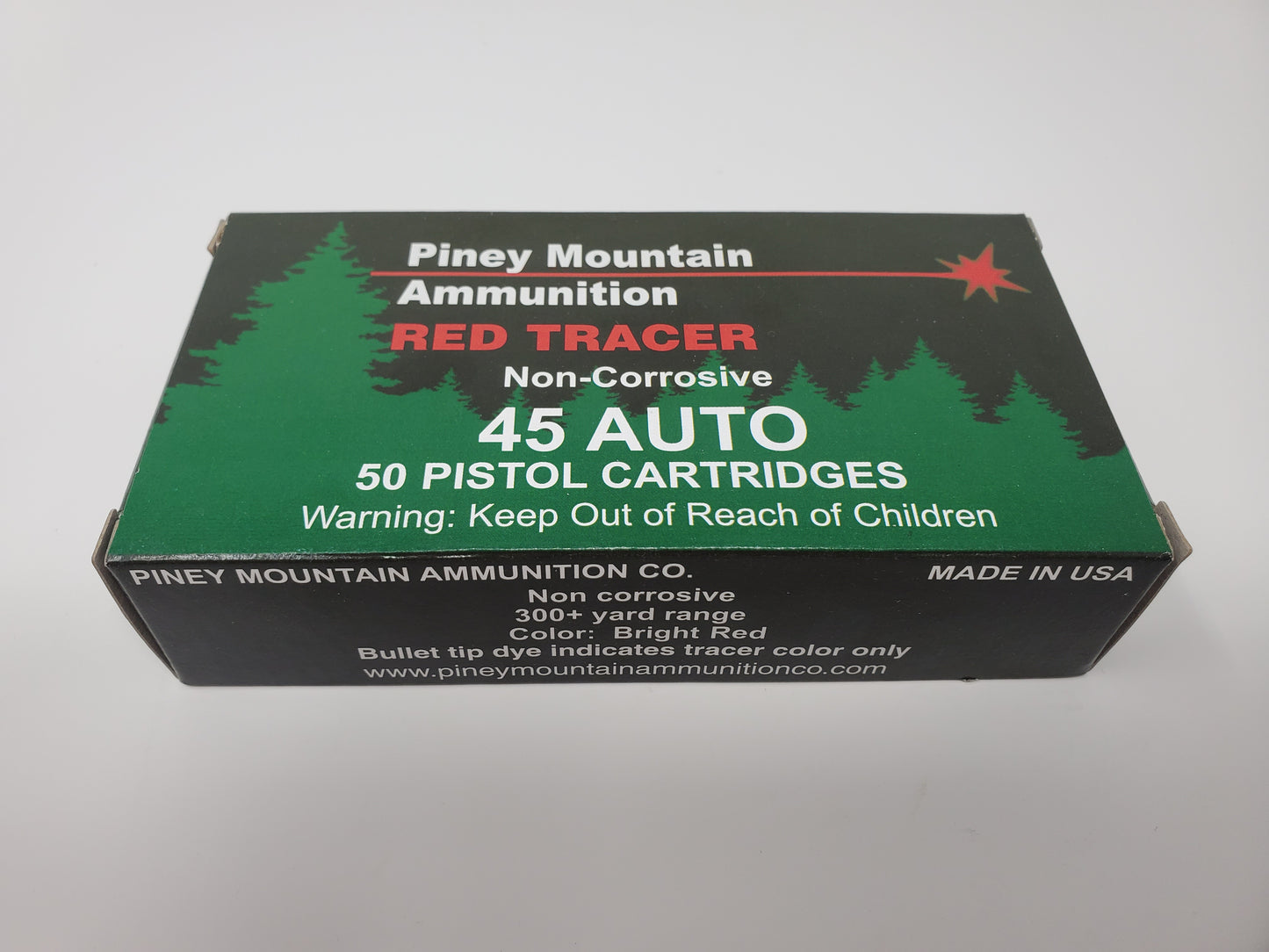 Piney Mountain Ammunition - RED TRACER - .45 ACP