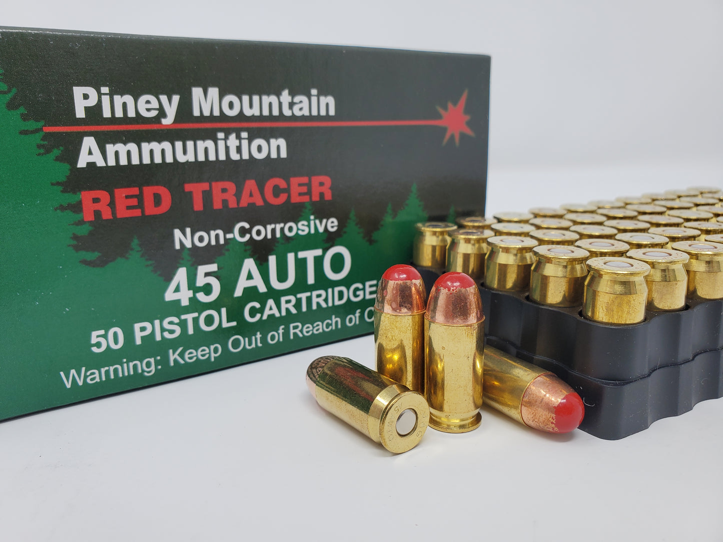 Piney Mountain Ammunition - RED TRACER - .45 ACP