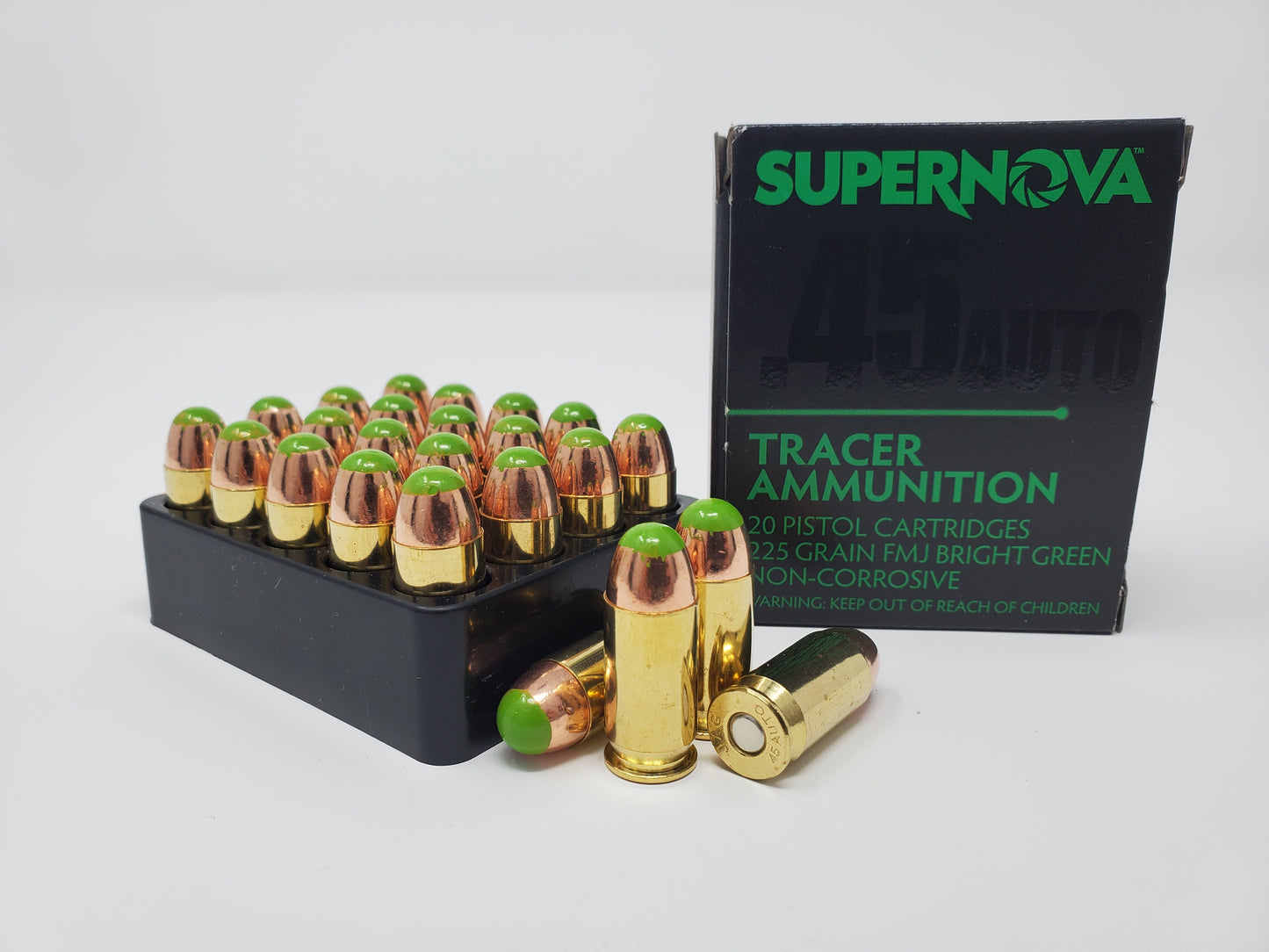 Supernova - GREEN TRACER - .45 ACP