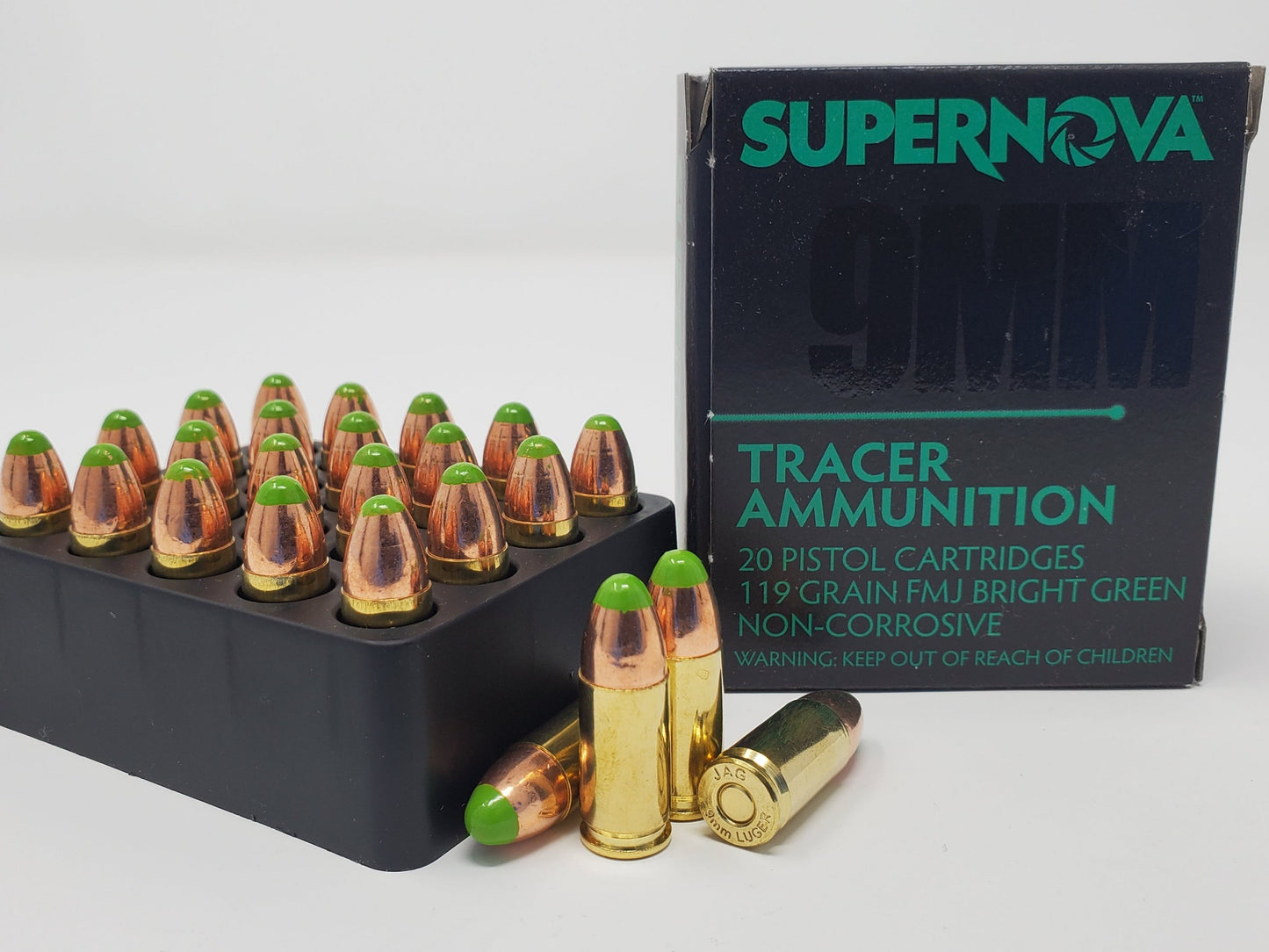 Supernova - GREEN TRACER - 9MM