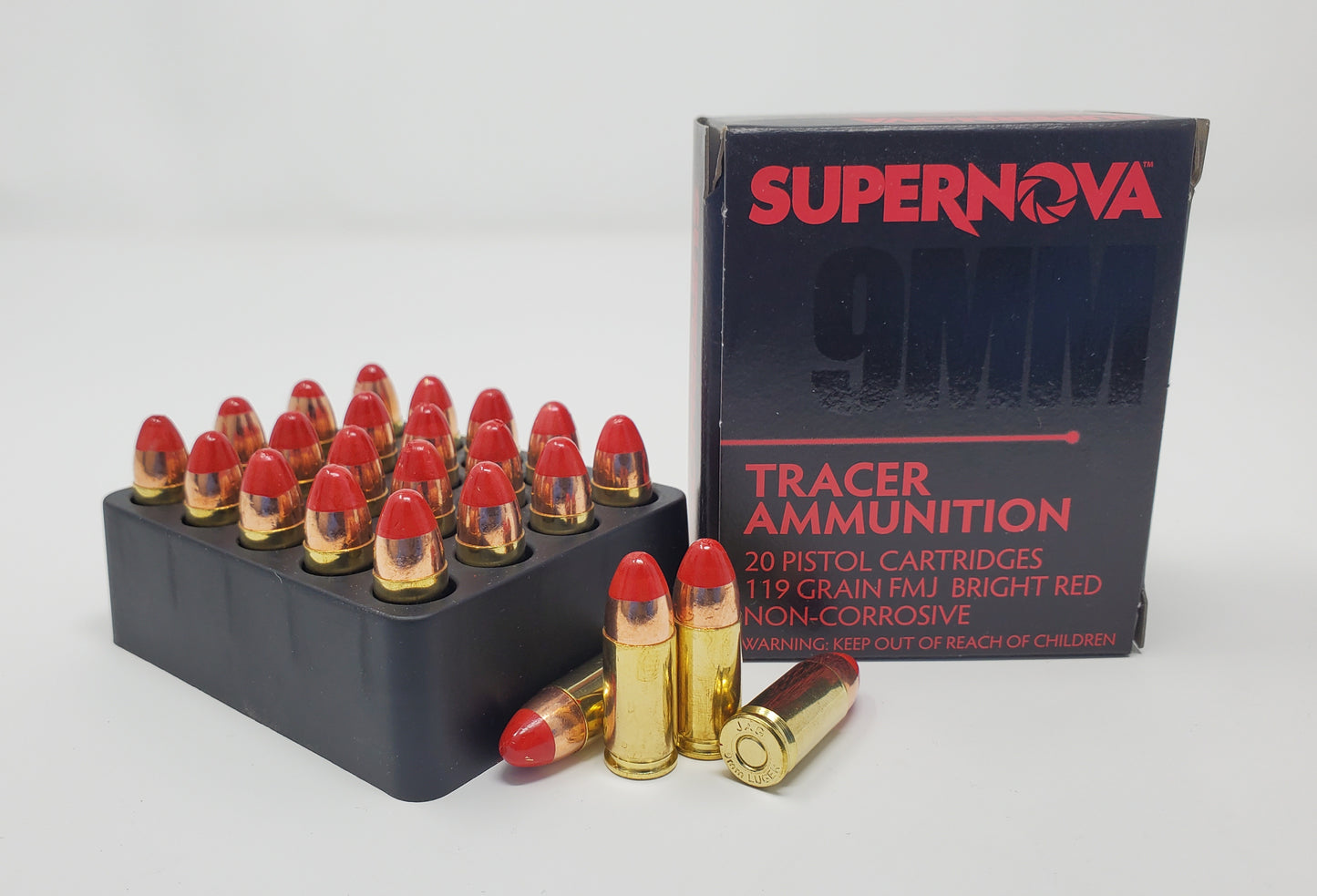 Supernova - RED TRACER - 9MM