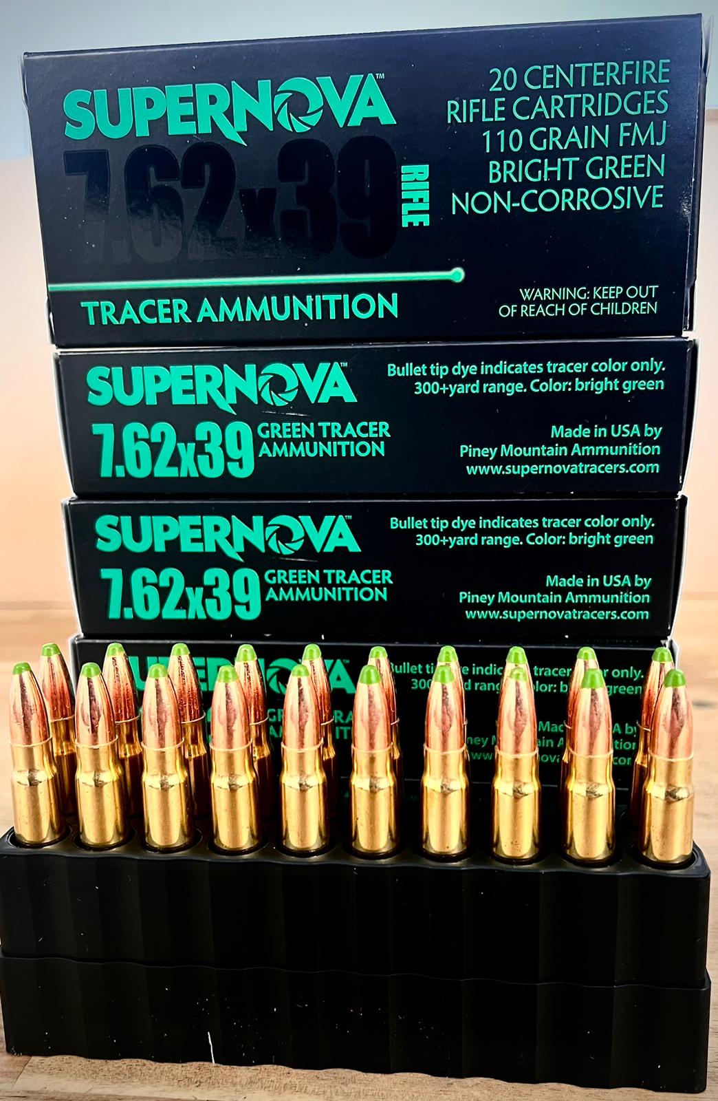 Supernova - GREEN TRACER - 7.62x39
